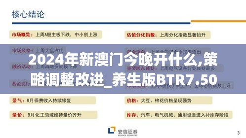 2024年新澳门今晚开什么,策略调整改进_养生版BTR7.50