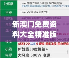 新澳门免费资料大全精准版下,全方位操作计划_本地版IWQ14.48