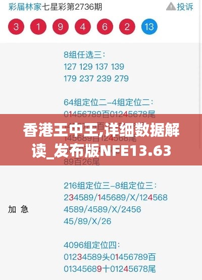 香港王中王,详细数据解读_发布版NFE13.63