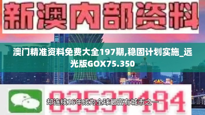 澳门精准资料免费大全197期,稳固计划实施_远光版GOX75.350