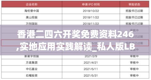 香港二四六开奖免费资料246,实地应用实践解读_私人版LBW87.329