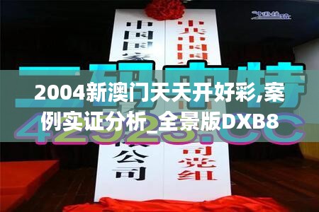 2004新澳门天天开好彩,案例实证分析_全景版DXB86.919