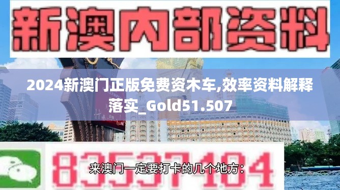 2024新澳门正版免费资木车,效率资料解释落实_Gold51.507