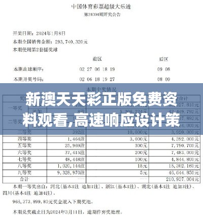 新澳天天彩正版免费资料观看,高速响应设计策略_3K36.234