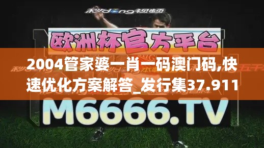 2004管家婆一肖一码澳门码,快速优化方案解答_发行集37.911