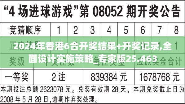 2024年香港6合开奖结果+开奖记录,全面设计实施策略_专家版25.463