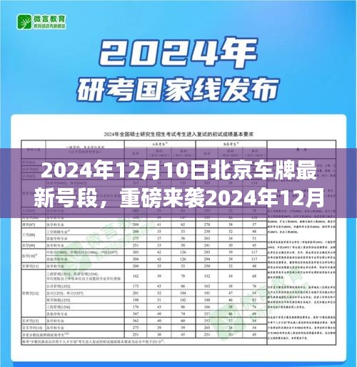 2024年12月10日北京车牌新号段发布，智能科技引领生活新纪元