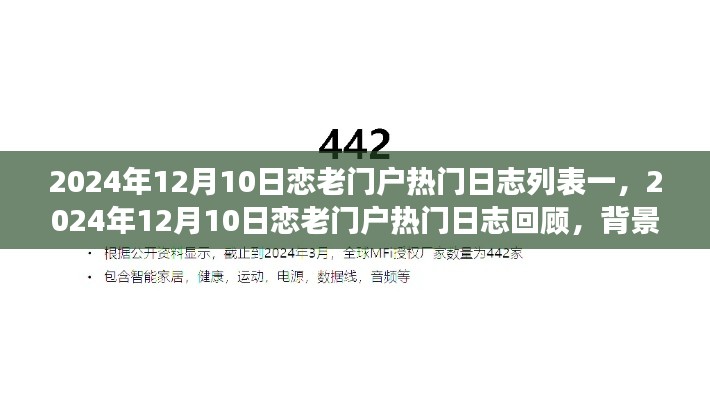 恋老门户热门日志回顾，背景、事件与影响（2024年12月10日）