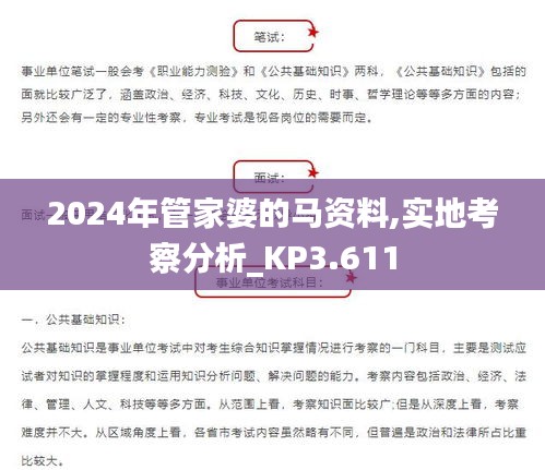 2024年管家婆的马资料,实地考察分析_KP3.611