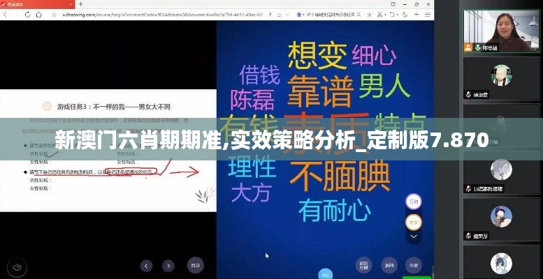 新澳门六肖期期准,实效策略分析_定制版7.870