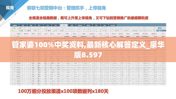 管家婆100%中奖资料,最新核心解答定义_豪华版8.597