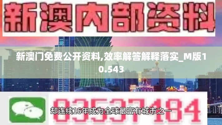 新澳门免费公开资料,效率解答解释落实_M版10.543