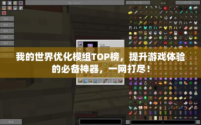 我的世界优化模组TOP榜，提升游戏体验的必备神器，一网打尽！