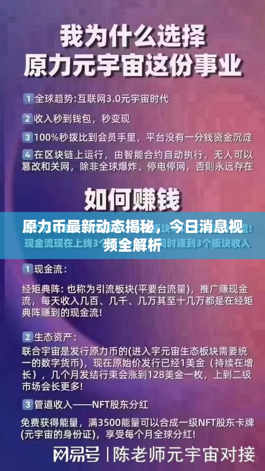 原力币最新动态揭秘，今日消息视频全解析