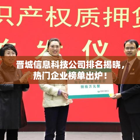 晋城信息科技公司排名揭晓，热门企业榜单出炉！